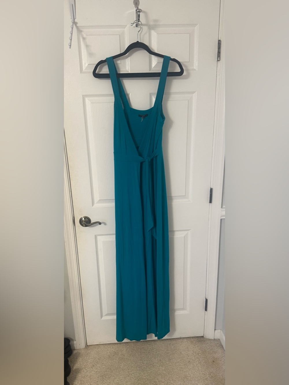 Tart Collections Teal Surplice Maxi Dress - Size M